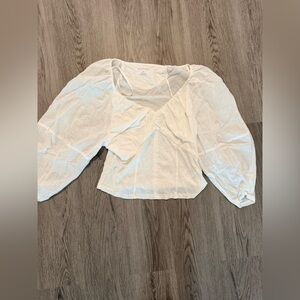 Anthropologie Ivory Blouse